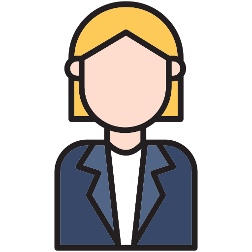 Businesswoman Generic Outline Color icon