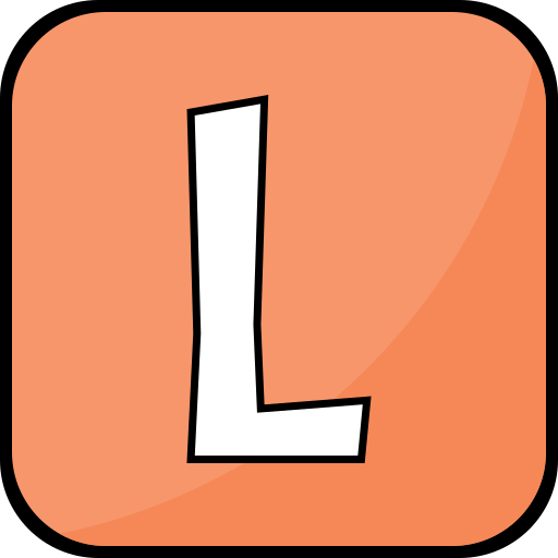 Letter l Generic Outline Color icon