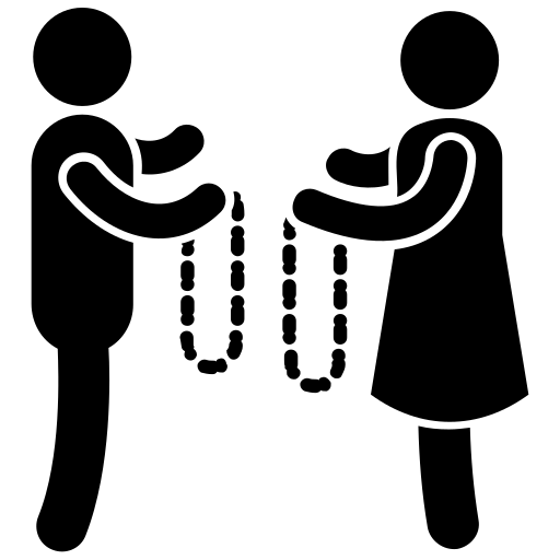 trouwkoppel Generic Glyph icoon