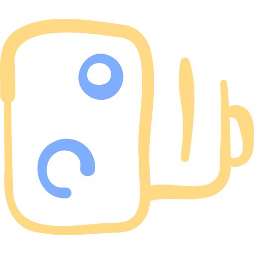 Traffic camera Basic Hand Drawn Color icon