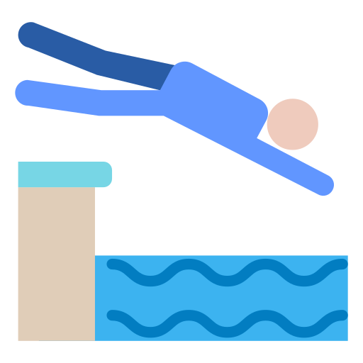 Плавательный бассейн Generic Flat иконка