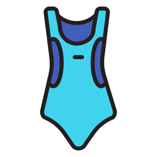 strój kąpielowy Generic Outline Color ikona