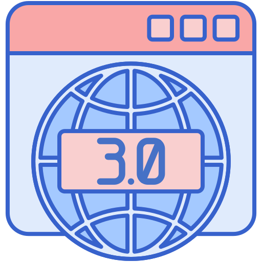 ウェブ 3.0 Generic Outline Color icon