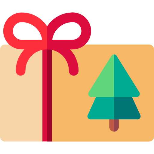regalo de navidad Basic Rounded Flat icono