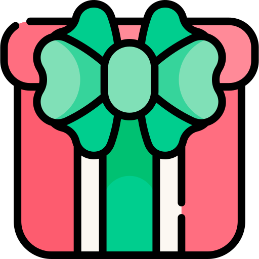 ギフト用の箱 Kawaii Lineal color icon