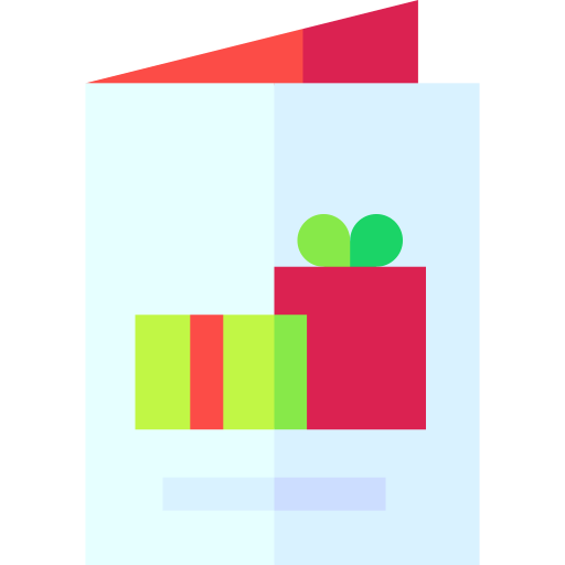 carta regalo Basic Straight Flat icona