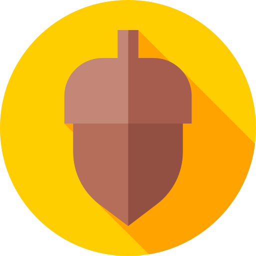 Oak Flat Circular Flat icon