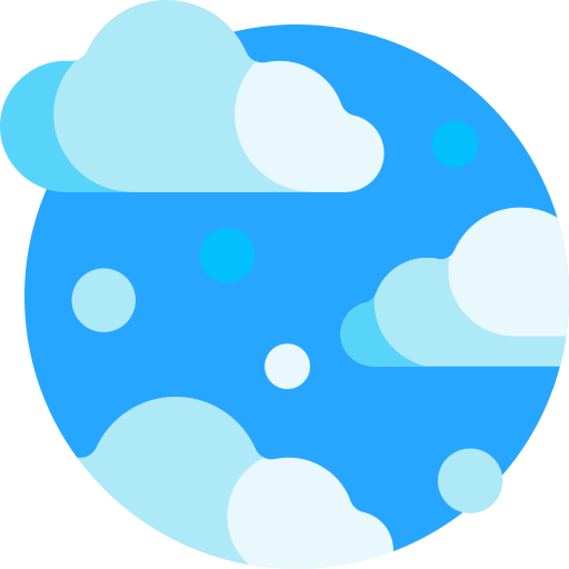 雪が降る Detailed Flat Circular Flat icon