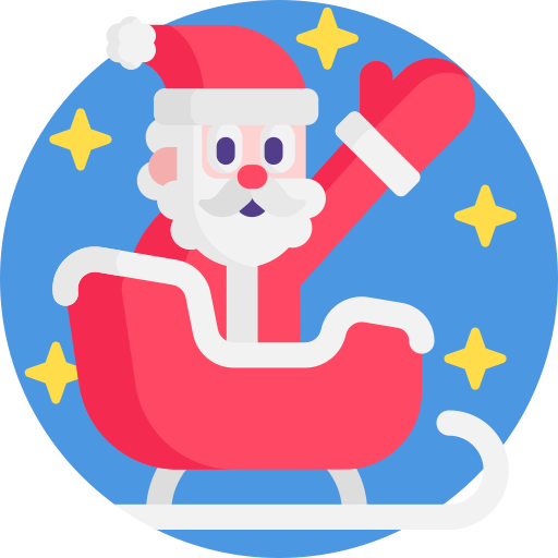 kerstman Detailed Flat Circular Flat icoon