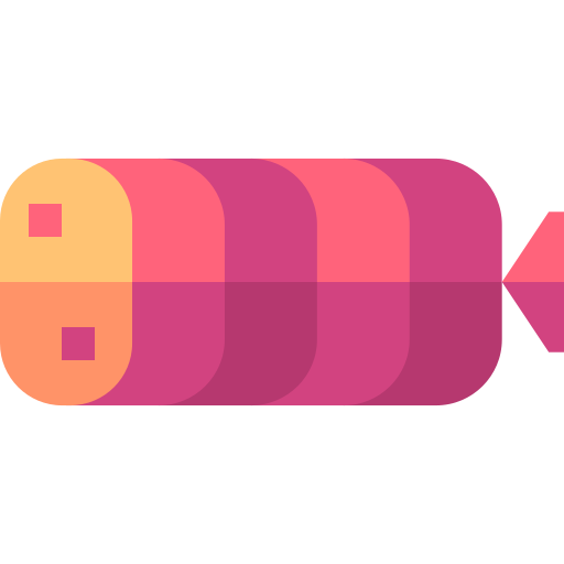 Sausage Basic Straight Flat icon