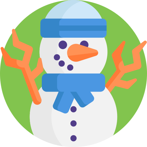 Snowman Detailed Flat Circular Flat icon