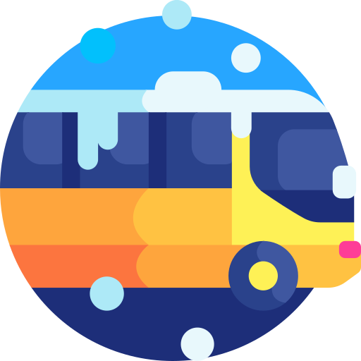 Автобус Detailed Flat Circular Flat иконка