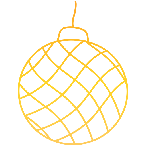 pelota de navidad Generic Gradient icono