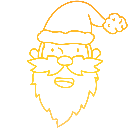 Дед Мороз Generic Gradient иконка