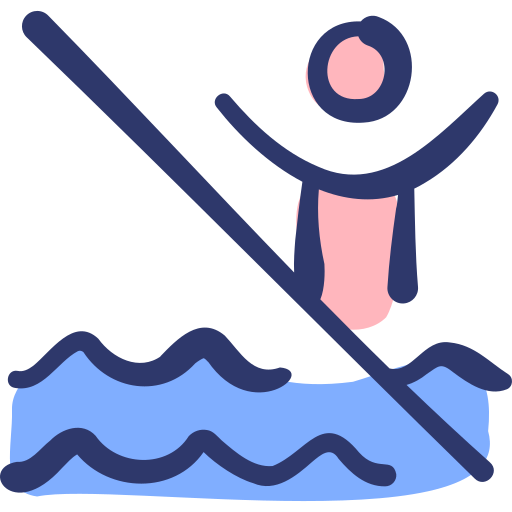 schwimmbad Basic Hand Drawn Lineal Color icon