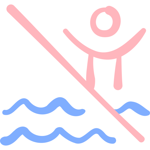 Swimming pool Basic Hand Drawn Color icon