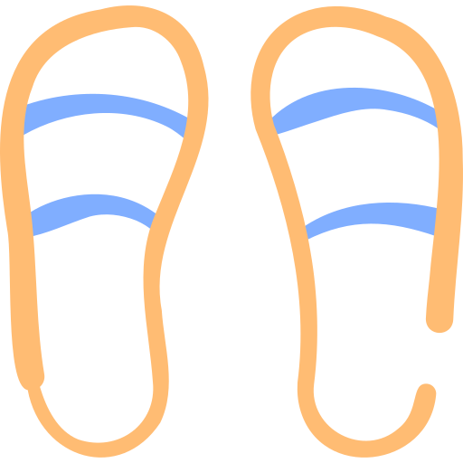 Use slippers Basic Hand Drawn Color icon