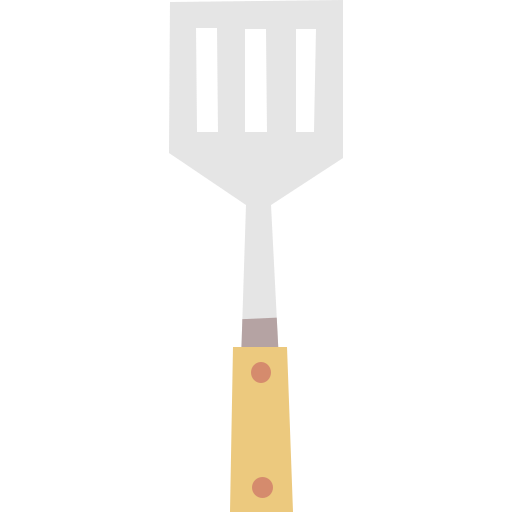spatule Cartoon Flat Icône