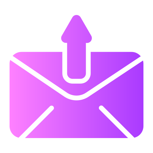 verzend mail Generic Flat Gradient icoon