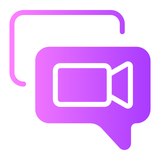 Video Call Generic Flat Gradient icon