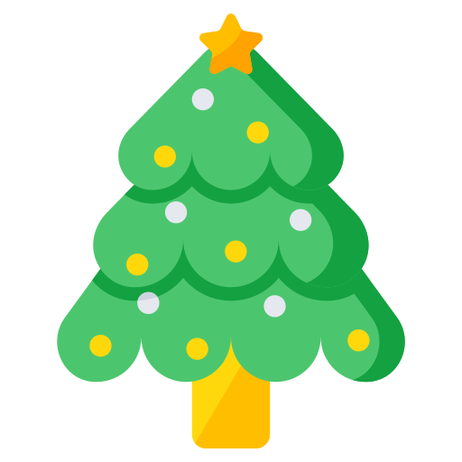 Árbol de navidad Generic Flat icono