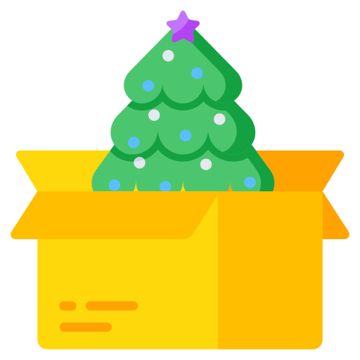 Árbol de navidad Generic Flat icono