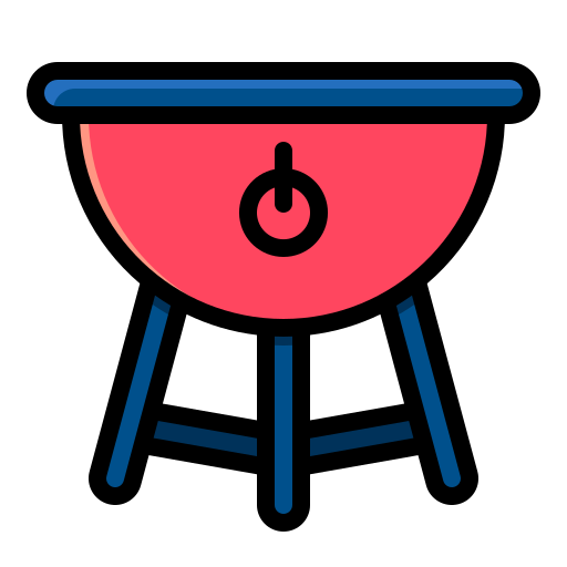 Electric grill Generic Outline Color icon