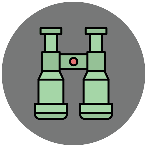 binocular Generic Outline Color icono