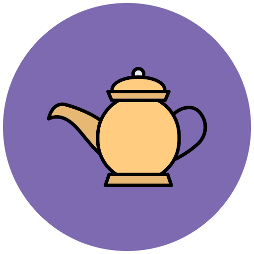 theepot Generic Outline Color icoon