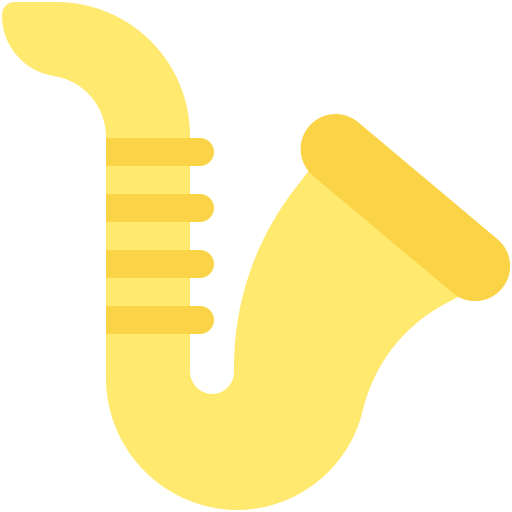 saxofone Generic Flat Ícone