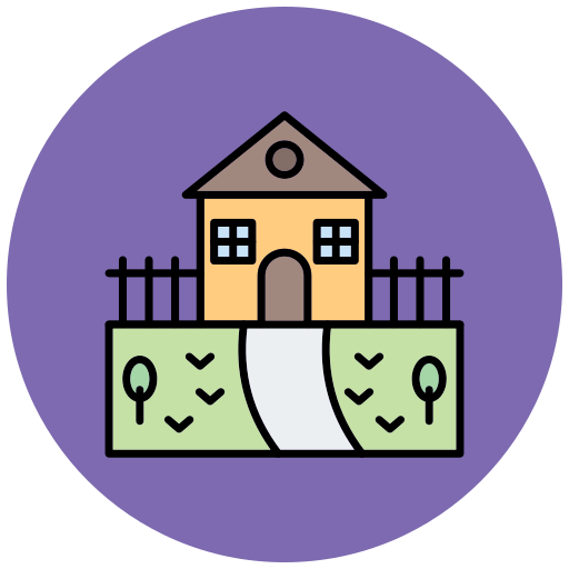 Village Generic Outline Color icon