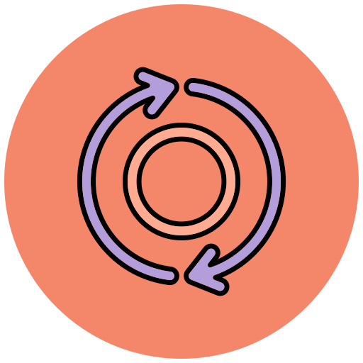 Loop Generic Outline Color icon