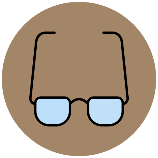 Eyeglass Generic Outline Color icon