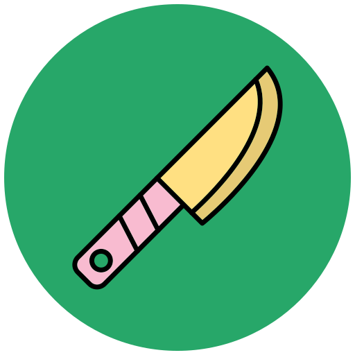 ナイフ Generic Outline Color icon