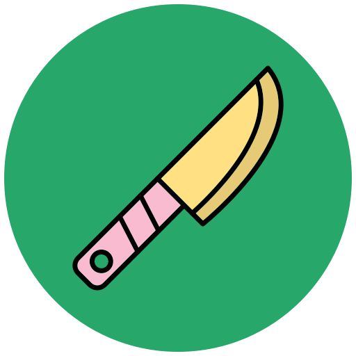 Knife Generic Outline Color icon