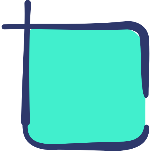 Artboard Basic Hand Drawn Lineal Color icon