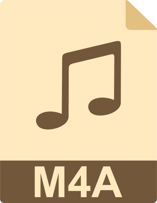 m4a Generic Flat icon