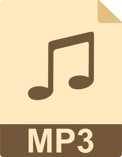 mp3 Generic Flat icoon