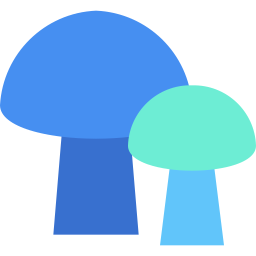キノコ Generic Blue icon