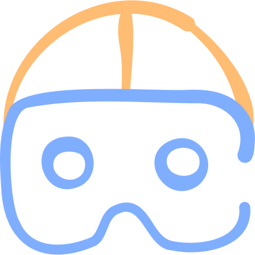 vr brille Basic Hand Drawn Color icon
