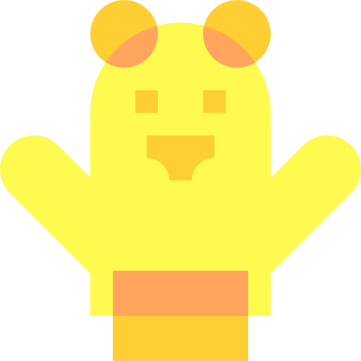Hand puppet Basic Sheer Flat icon