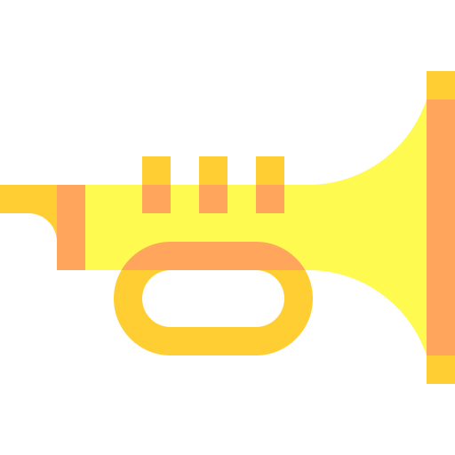 trompete Basic Sheer Flat Ícone