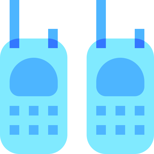 walkie-talkie Basic Sheer Flat icoon