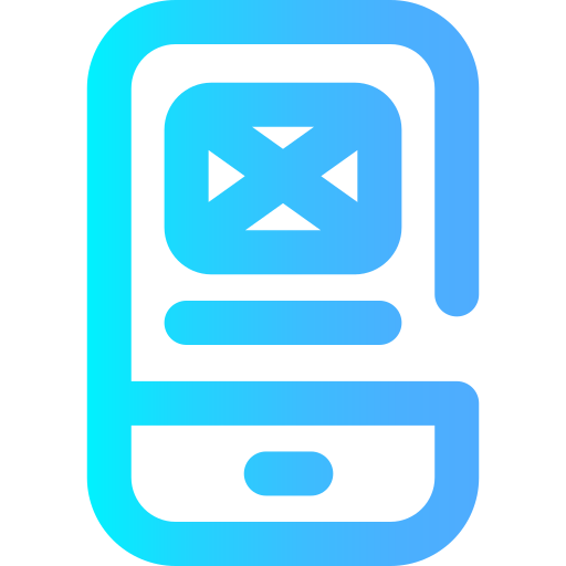 전화 Super Basic Omission Gradient icon