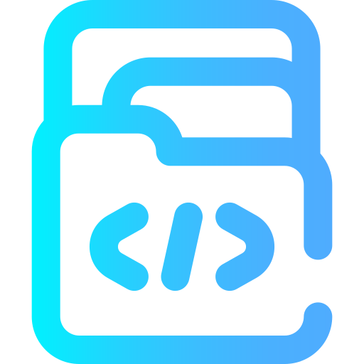 Folder Super Basic Omission Gradient icon
