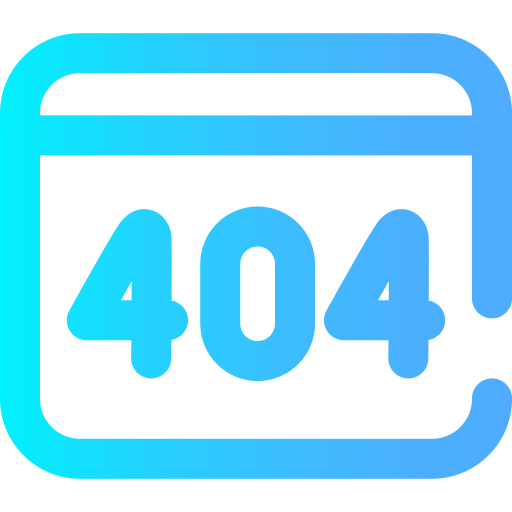 404 Super Basic Omission Gradient Icône