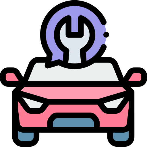 차 Detailed Rounded Lineal color icon