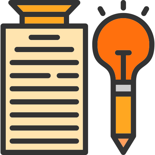 Creative writing Generic Outline Color icon