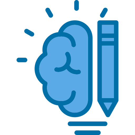 Cerebro creativo Generic Blue icono