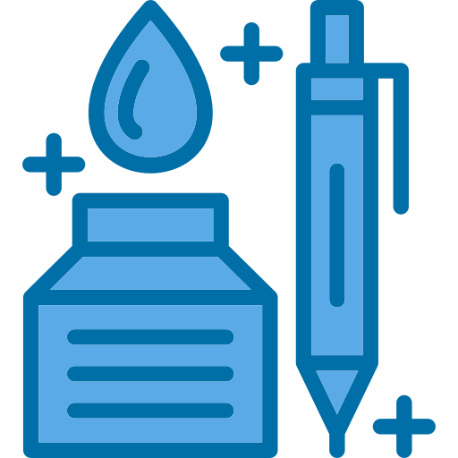Pen and Ink Generic Blue icon